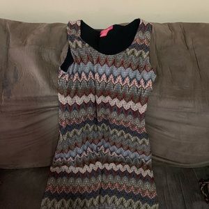 Sleeveless Patterned Pencil Maxi Dress